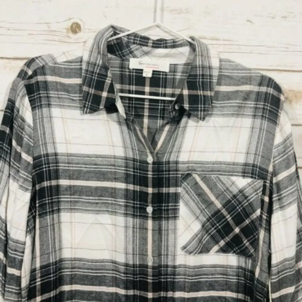 Two buy Vince Camuto Plaid Women's Button Down Shirt Size S